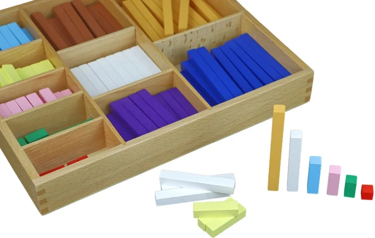 Anschauliches Montessori-Material zum Zählen