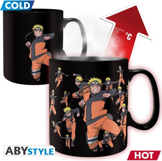 Tasse mit Thermoeffekt Naruto Shippuden (Multicloning) 460 ml - 1 Stück