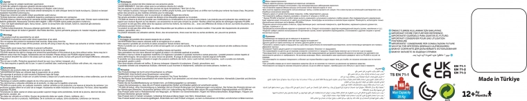 Woopie Rutscher 4-in-1 mit Formensortierer, Schiebestange und Hupe mit Staufach