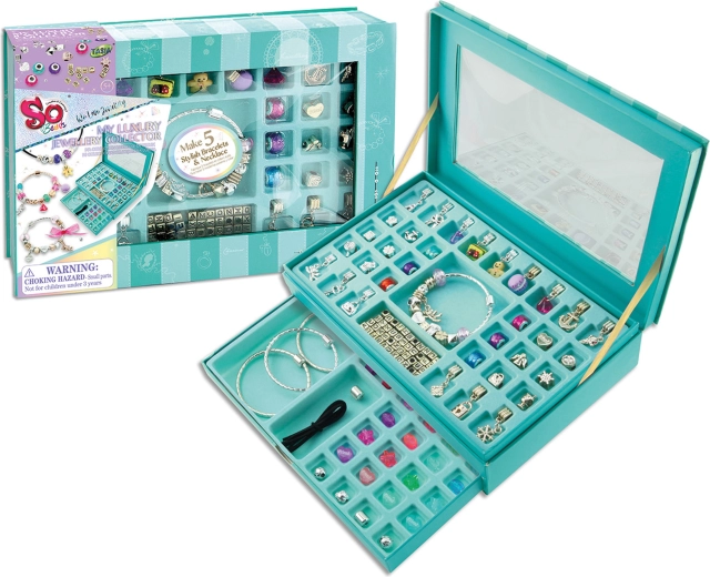 Luxus-Set zur Herstellung von Armbändern mit Anhängern, 70-tlg.