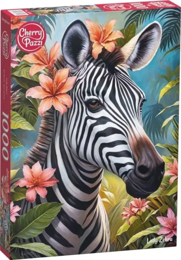 Cherry Pazzi Puzzle Lady Zebra 1000 Teile