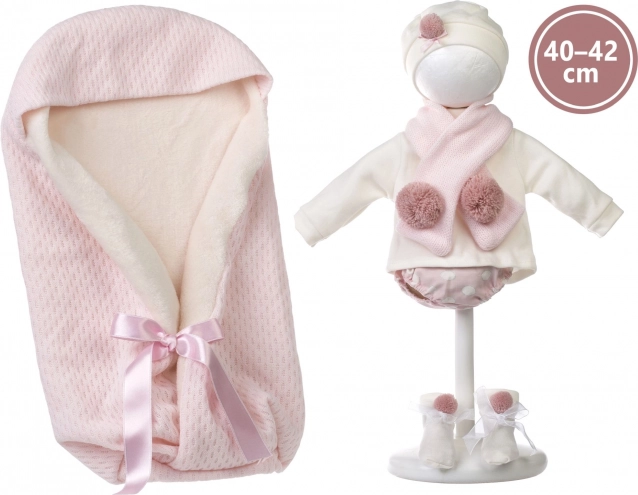 Kleidung und Accessoires für die Puppe LLORENS 40 cm – 7‑teiliges Set