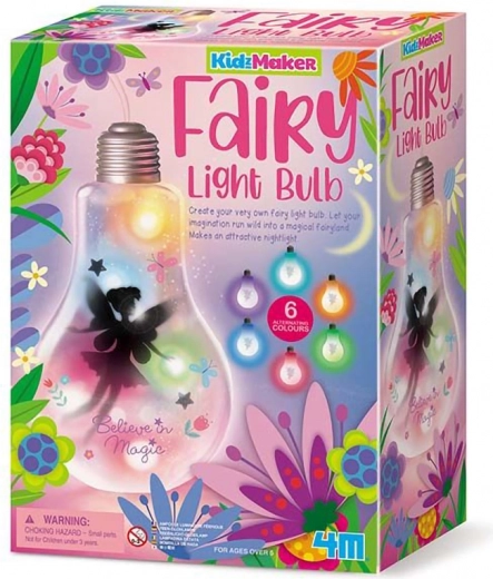 Märchenhafte Glühbirne 4M – kreatives Nachtlicht