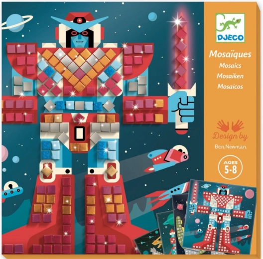 DJECO Bunte Mosaik Weltraumkampf