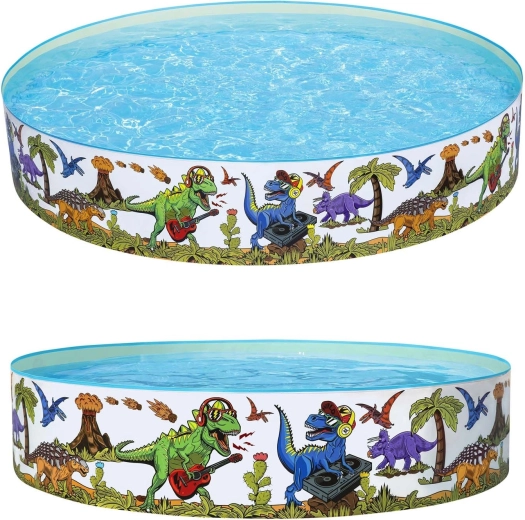 Kinder-Gartenplanschbecken mit Dinosauriern 183 × 38 cm Bestway