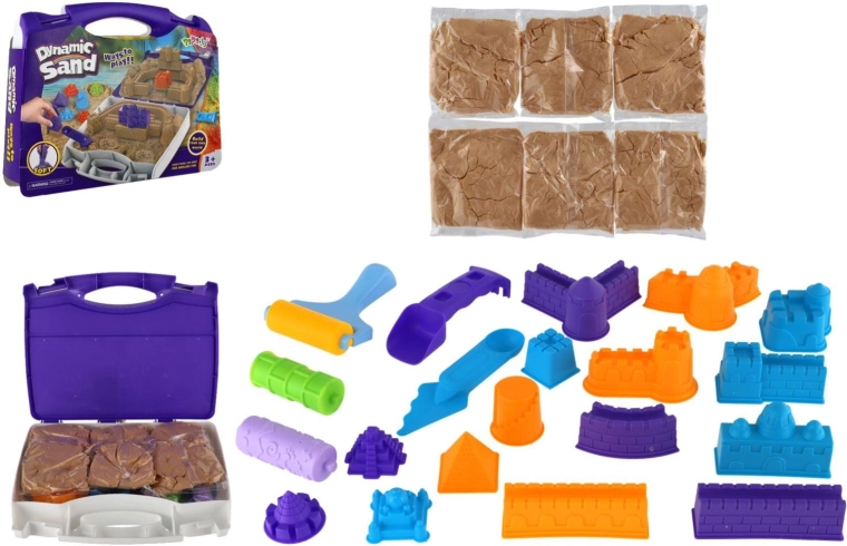 Magischer Sand Dynamic Sand im Koffer mit Bauformen