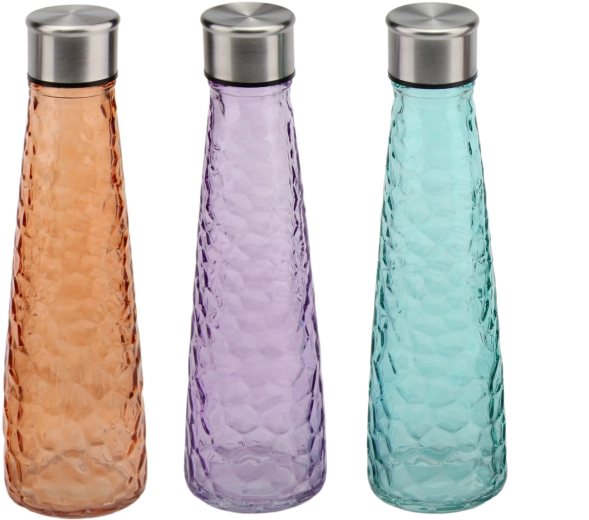 Glas-Wasserflasche 0,75 l mit Schraubverschluss CHOMIK