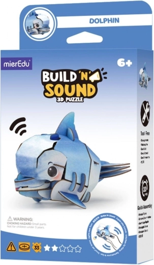3D-Puzzle MierEdu Bauen und Hören – Delfin