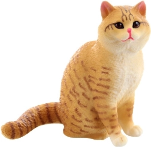 Kunststoff-Katzenfigur