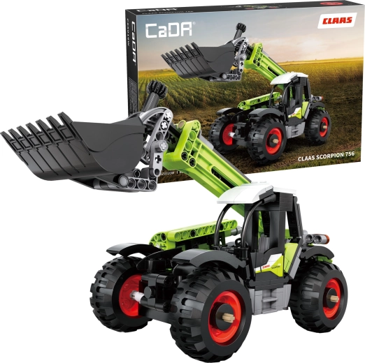 CaDA Teleskoplader Claas Scorpion 756 – Bausatz mit 401 Teilen