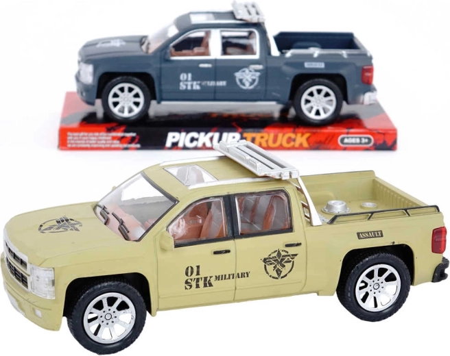 Plastik-Spielzeugauto Pick-up mit Schwungradantrieb 26 cm - 1 Stück
