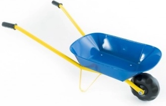 Blech-Schubkarre für Kinder, blau, 75 × 30 × 40 cm