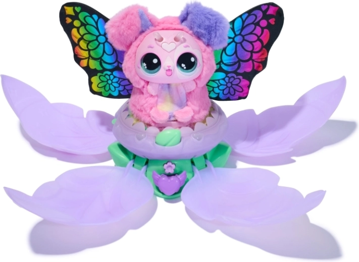 Verwandlung in einen bunten Schmetterling