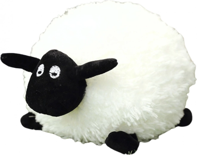 Plüschschaf mit lockiger Wolle weiß 20 cm