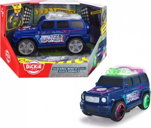 Interaktives Musikauto MERCEDES-BENZ G-Klasse Beat Spinner mit LED-Lichtern und Sounds, 23 cm