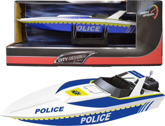 City Service Car ferngesteuertes Polizei-Schnellboot 1:14