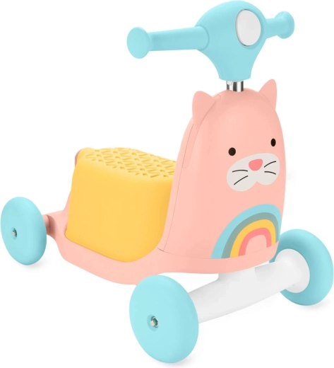 Skip Hop Zoo 3-in-1 Rutschfahrzeug und Scooter (Kätzchen)