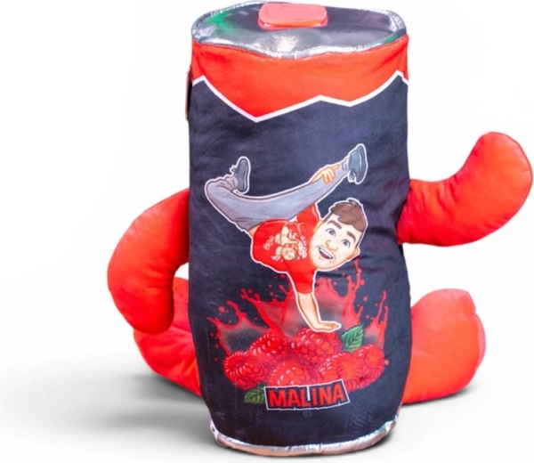 Tary Plüschtier Drink Himbeere 40 cm