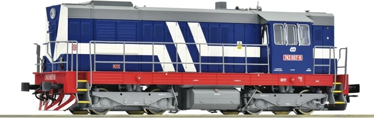 Roco Diesellokomotive ČD 742 „Kocour“ H0