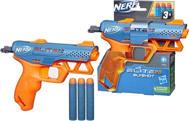 Nerf Elite 2.0 Slyshot kompakter Schaumstoff-Blaster