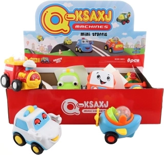 Baby-Verkehrsmittel mit Schwungradantrieb – 8-teiliges Set