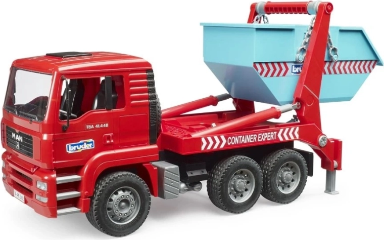 Kippbare Kabine mit Blick auf den Motor