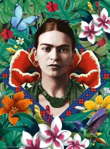 Puzzle RAVENSBURGER Frida Kahlo: Blühende Fantasie 500 Teile