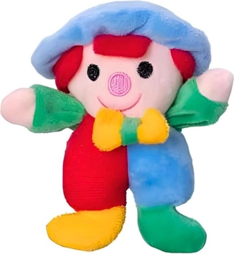 Plüsch-Clown mit Rassel
