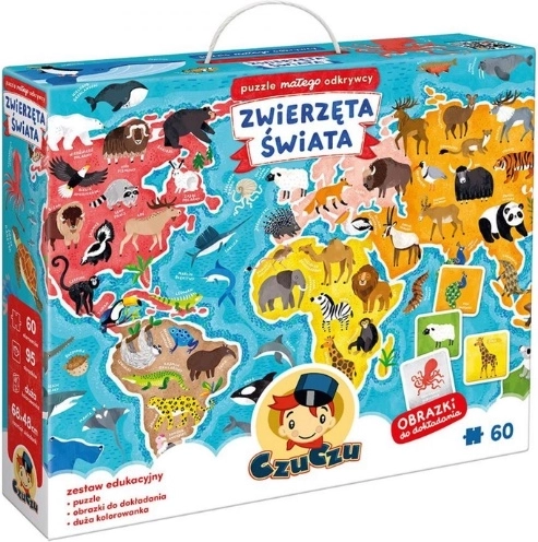 CzuCzu Puzzle für kleine Entdecker: Tiere der Welt