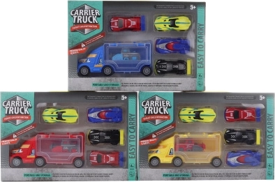 Autoset mit Lkw – Plastikspielzeug für Kinder ab 3 Jahren