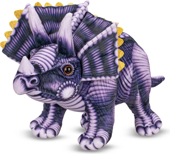 Plüschdinosaurier Triceratops 35 cm – stehend
