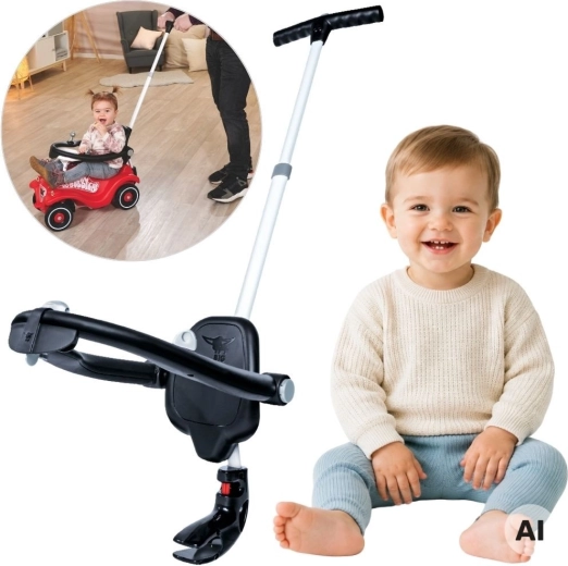 BIG Führungsstange mit Rückenlehne und Sicherheitsbügel für Bobby Car