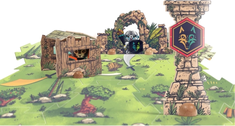 Fesselnde abenteuerliche Illustrationen