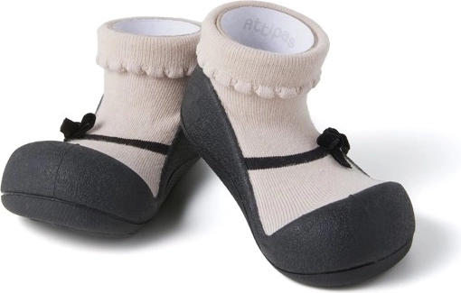 Attipas Socken-Schuhe für Kinder Opera Girl, beige