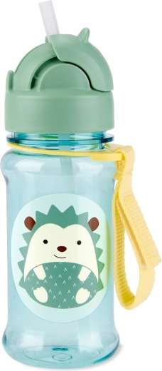 Skip Hop Zoo Tritan-Trinkflasche mit Strohhalm Igel 355 ml