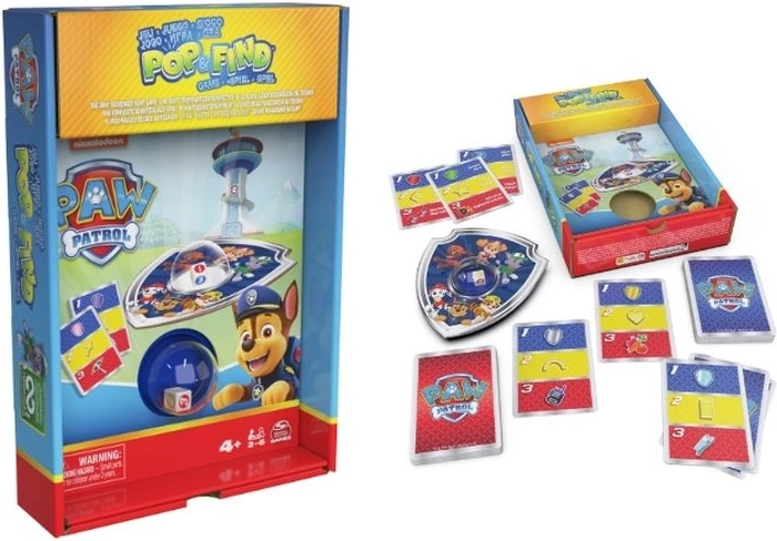 Spin Master Paw Patrol Pop & Find Kartenspiel – Beutejagd