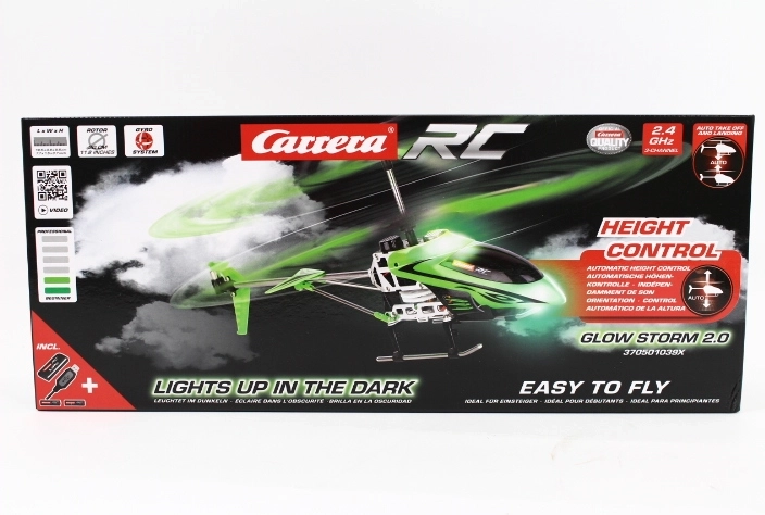RC-Hubschrauber Carrera Glow Storm 2.0, 2,4 GHz