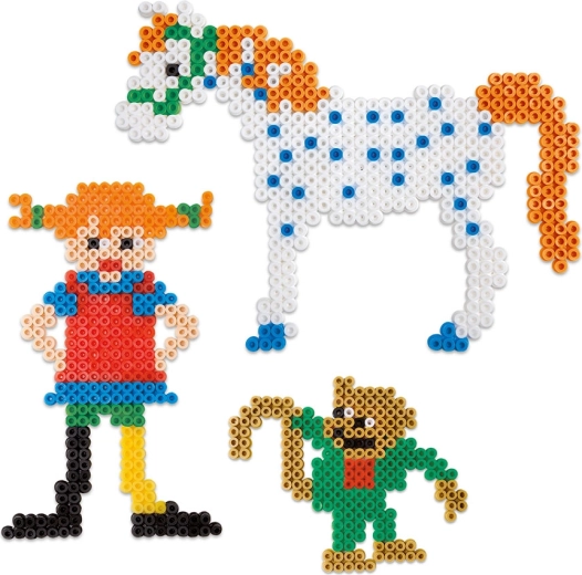 Pippi Langstrumpf Bügelperlen-Set für Kinder