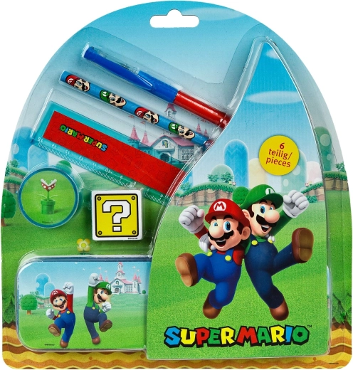 Super Mario Schulset, 6-teilig
