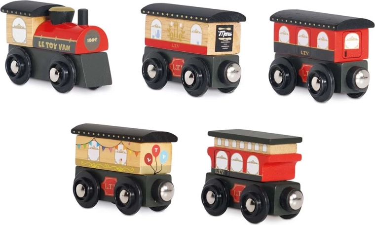 Le Toy Van Holz-Zug Royal Express mit Waggons