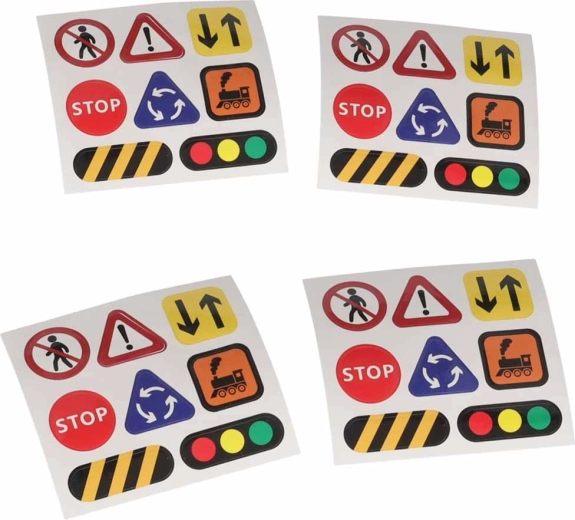 Verkehrsschilder und Aufkleber für realistisches Spielen