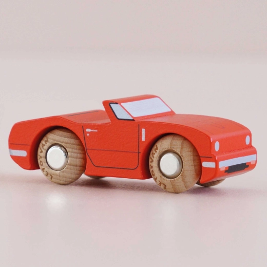 Le Toy Van Holzauto Marc in Rennrot