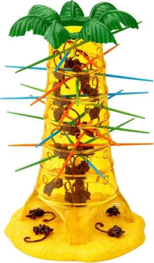 Bunte Palme mit transparentem Stamm