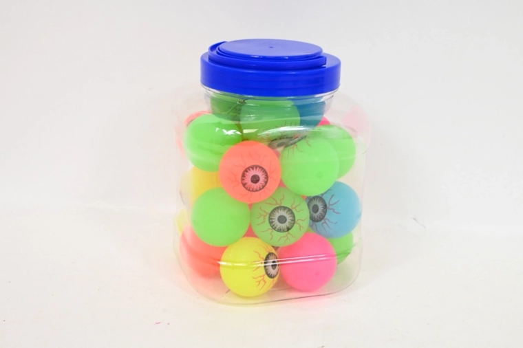 Kautschukball „Auge“ (26 Stk. im Glas)