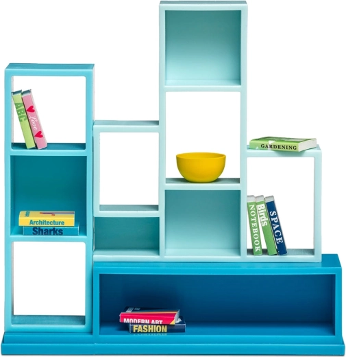 Lundby Bücherregal für das Puppenhaus mit 10 Büchern