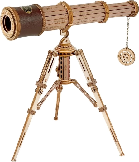 ROBOTIME Rokr Holzmodell Monokulares Teleskop