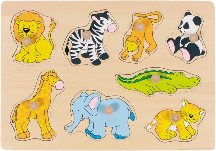 Tierpuzzle mit Griffen ZOO