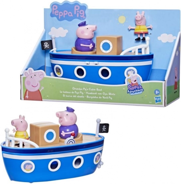 Peppa Wutz – Großvaters Dampfer Spielzeug-Boot mit Figuren