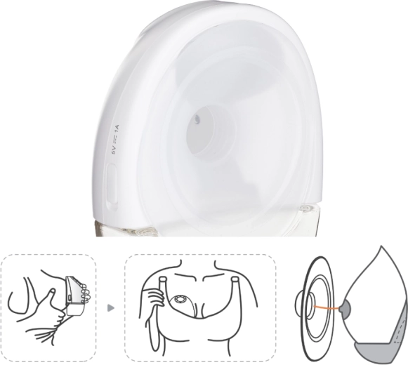 Handsfree Abpumpen im BH