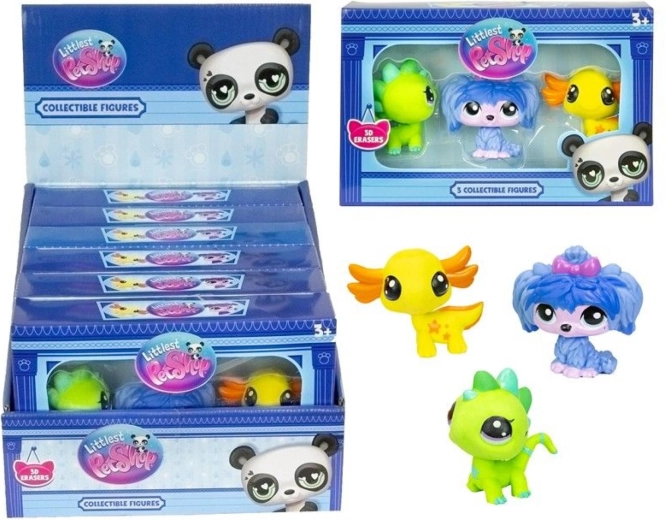 Radierfiguren LITTLEST PET SHOP – 3er-Set